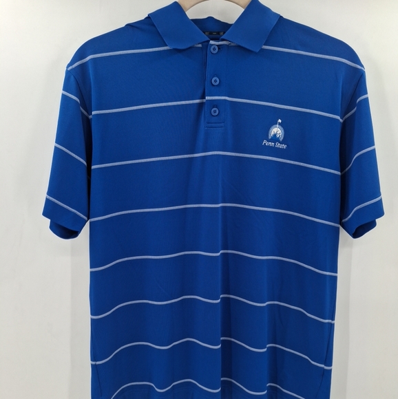 Cutter & Buck Mens Medium Penn State Golf Polo Shirt - Picture 1 of 8